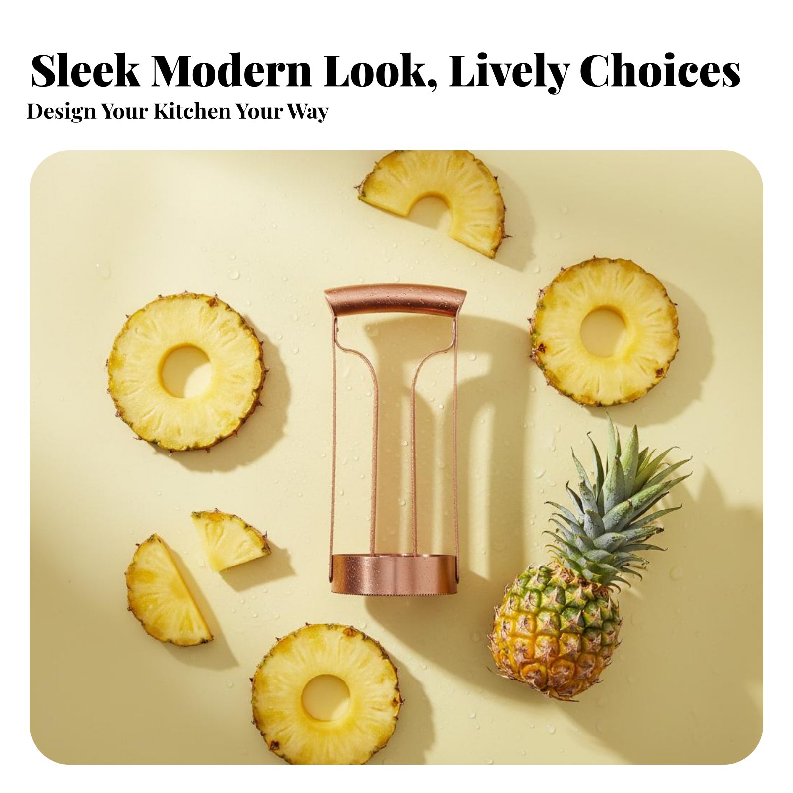 Kitchen Gadgets And Tools - Tagliapineapple in Acciaio Inossidabile, Affetta e