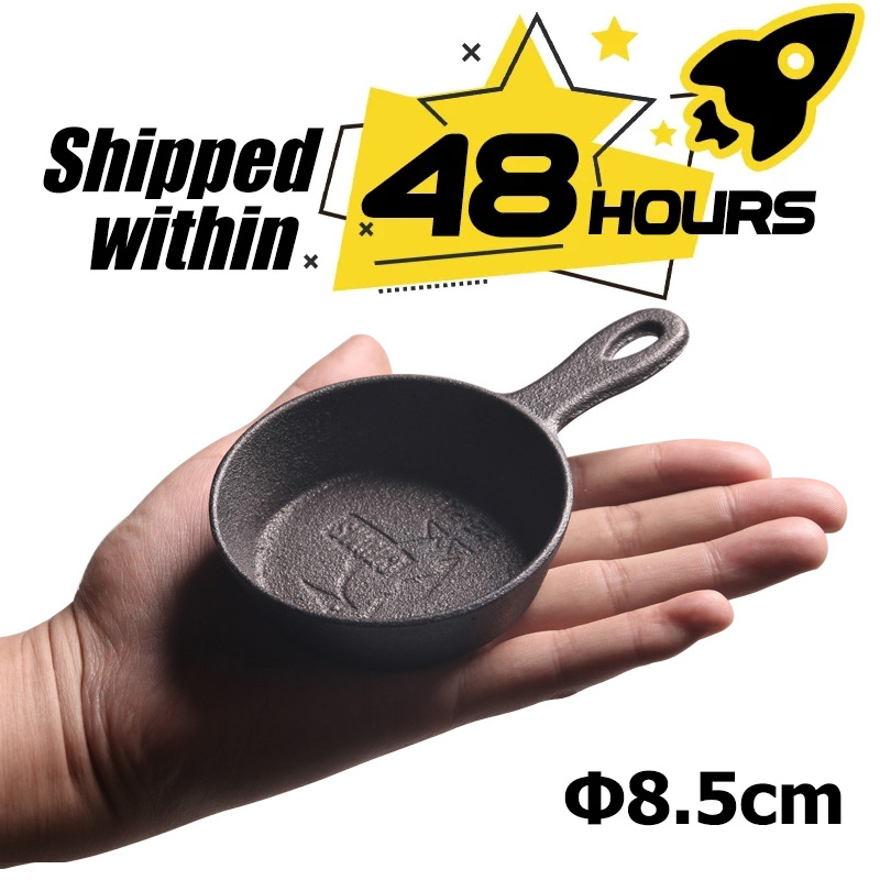 Cast Iron Skillet - Padella in ghisa da 8,5 cm,