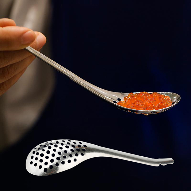 Kitchen Gadgets Useful - Cucchiaio per caviale a 56 fori