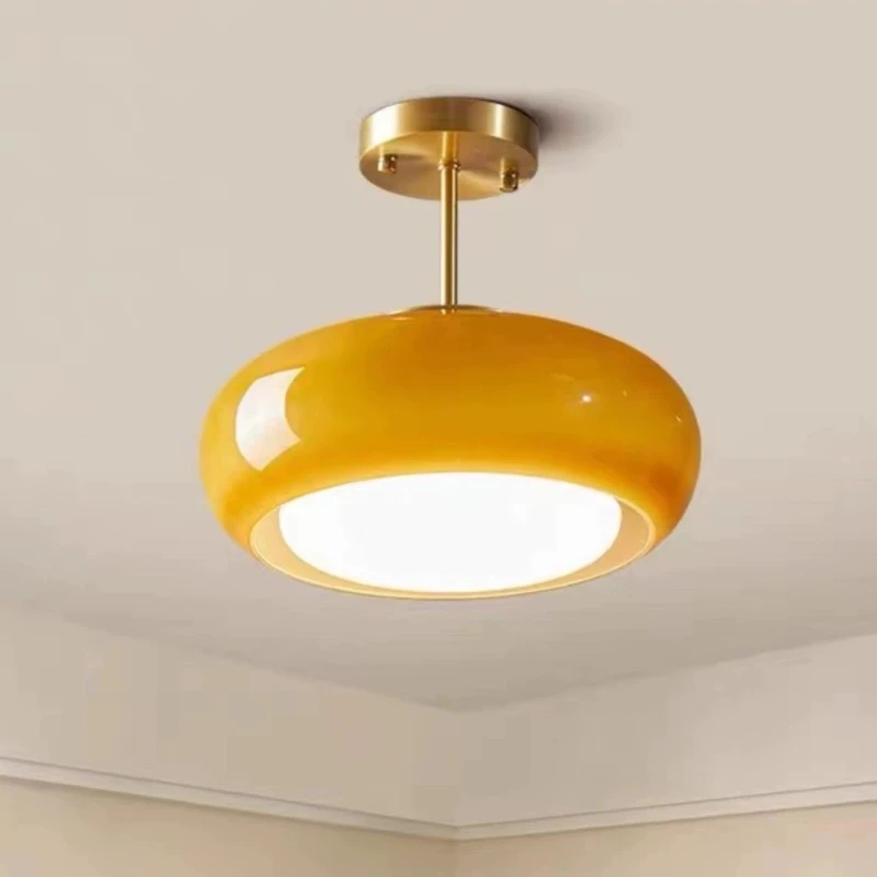 Kitchen Gadgets Gold - Lampadario da soffitto in vetro vintage