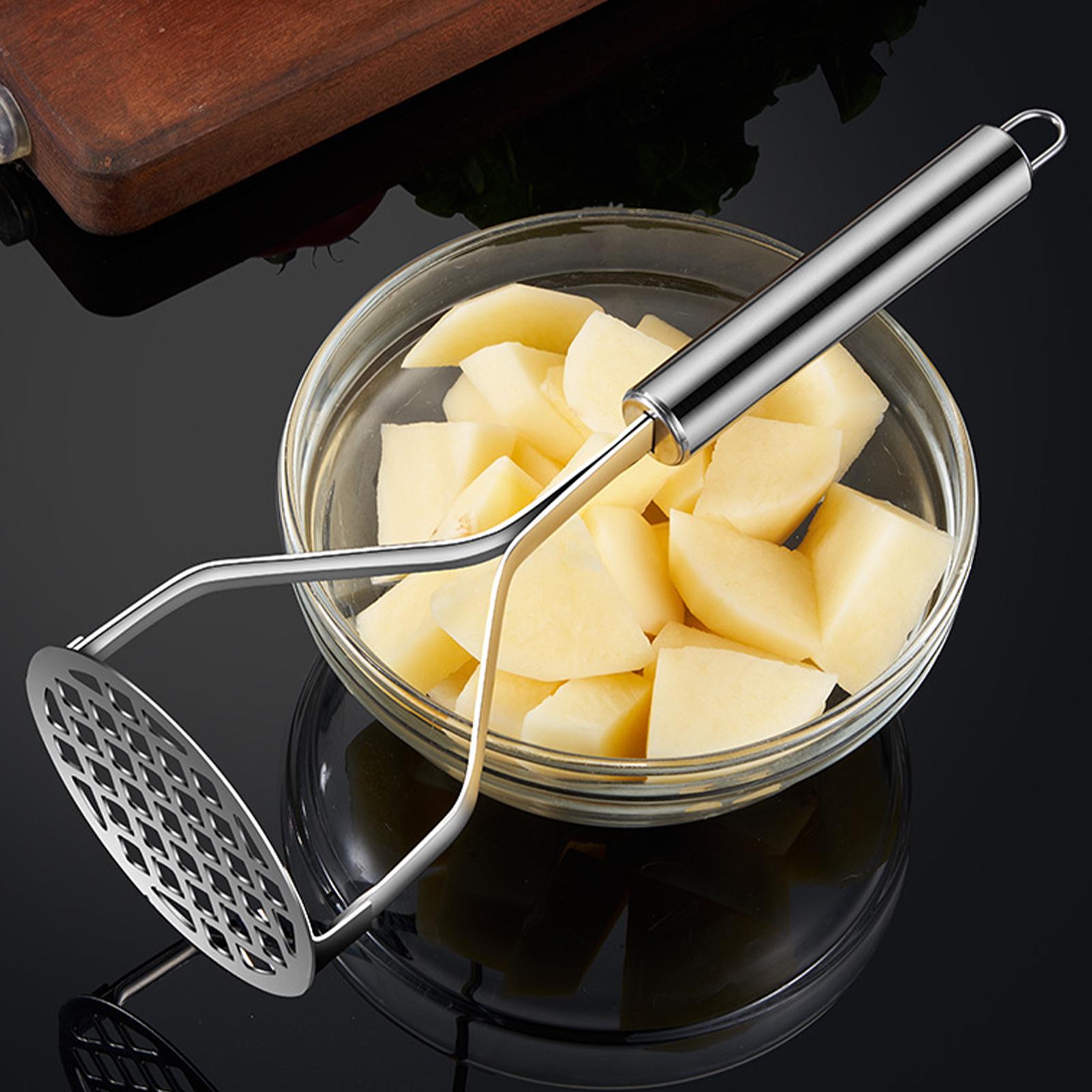 Potato Masher Ricer - Schiacciapatate Manuale in Acciaio Inox, Tritatutto