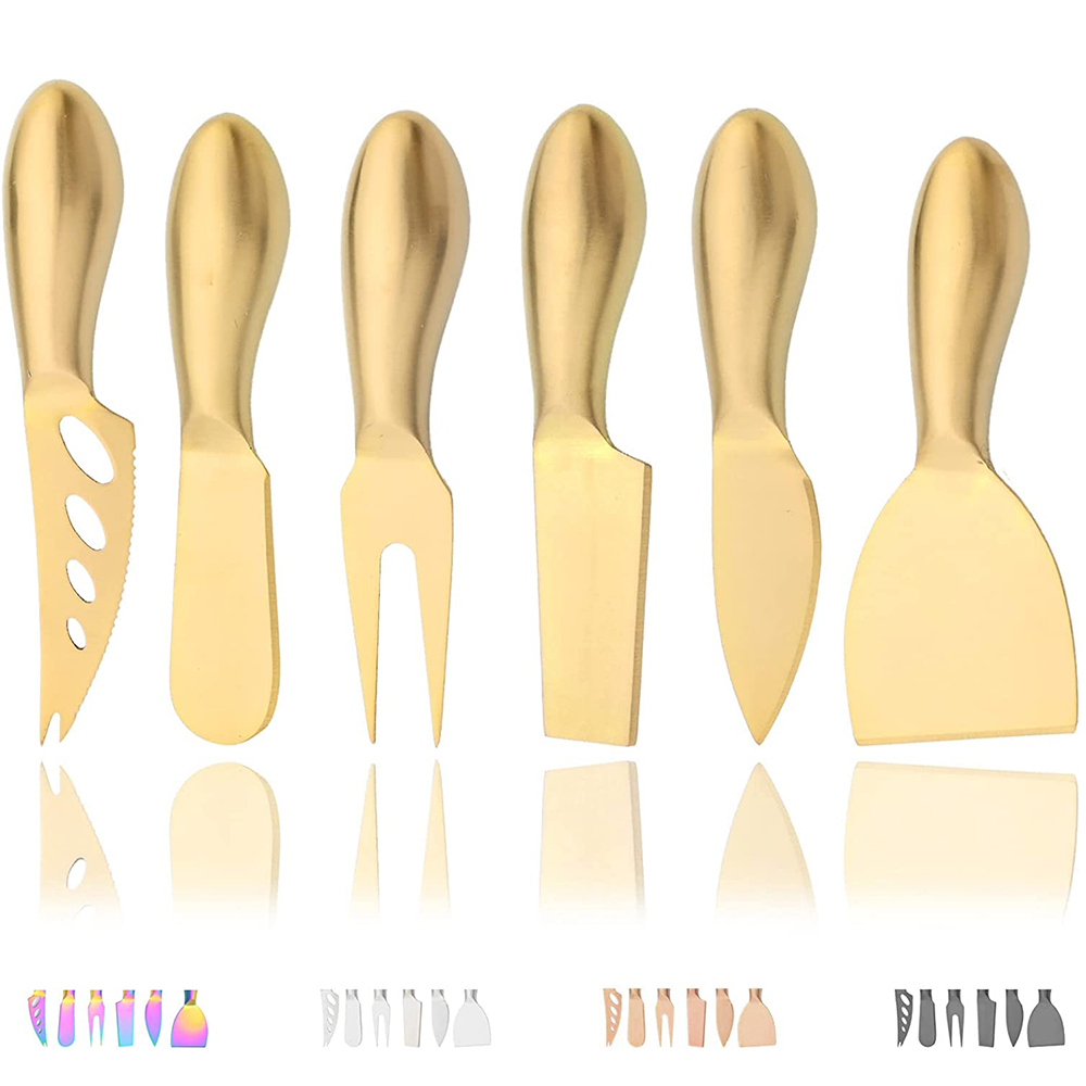 Kitchen Gadgets Gold - 6 pezzi oro opaco mini coltello