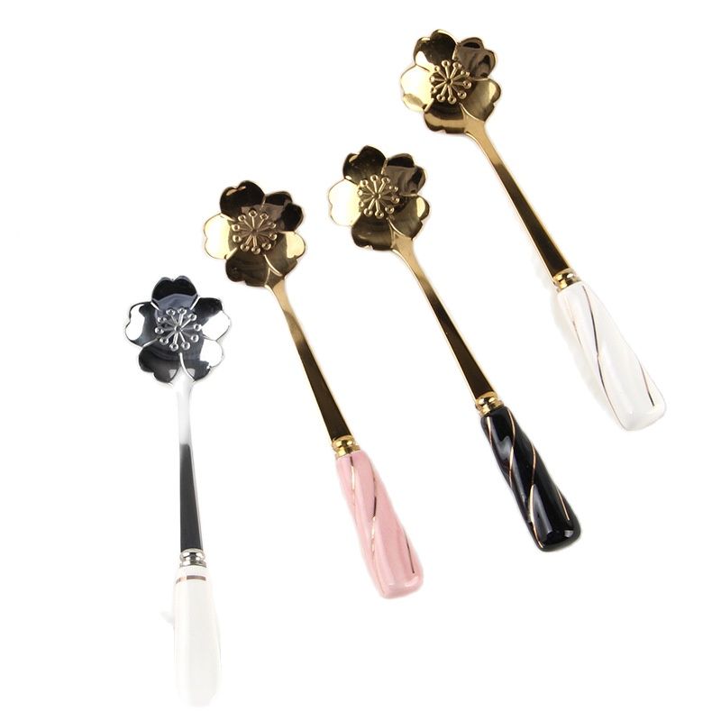 Kitchen Gadgets Gold - Stoviglie Cucchiaino per mescolare caffè Manico
