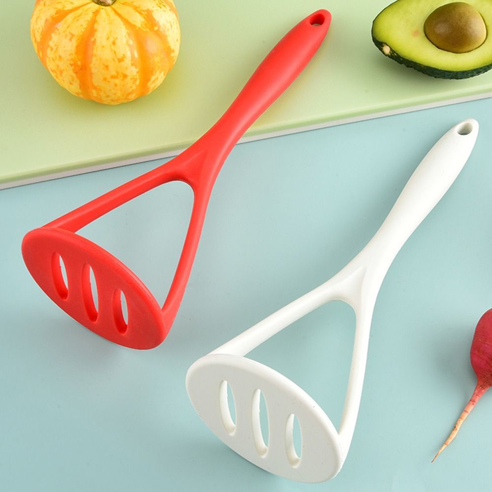 Potato Masher Ricer - Schiacciapatate in silicone per alimenti, antiaderente,