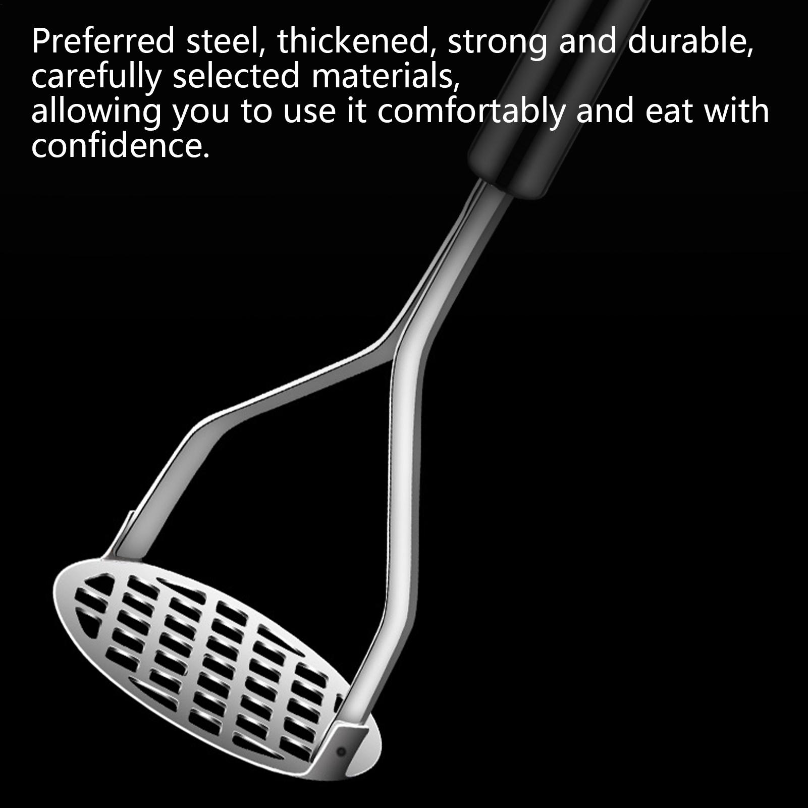 Potato Masher Ricer - Schiacciapatate manuale in acciaio inossidabile per