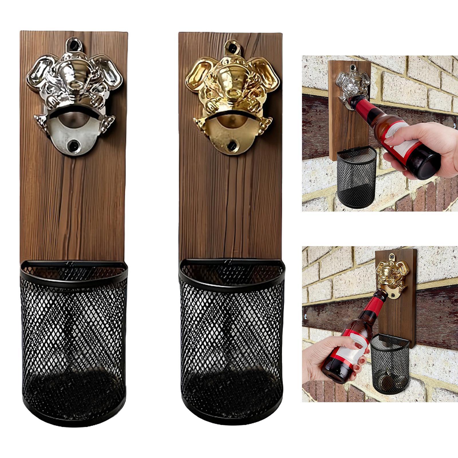 Kitchen Gadgets For Gifts - Apribottiglie Magnetico con Raccoglitore di Tappi,