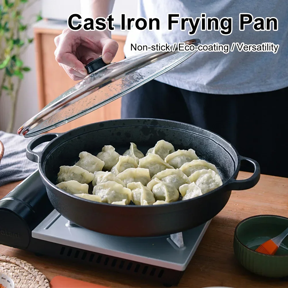 Cast Iron Skillet - Padella in ghisa da 8,7/9,8/11/11,8 pollici,
