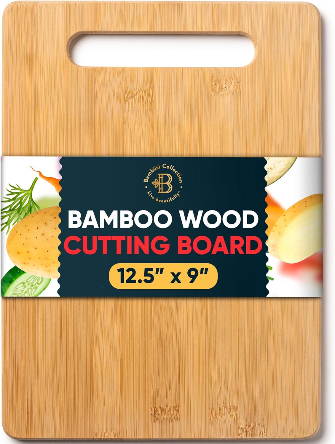 Bamboo Cutting Board - Tagliere in bambù 12,5x9 pollici per