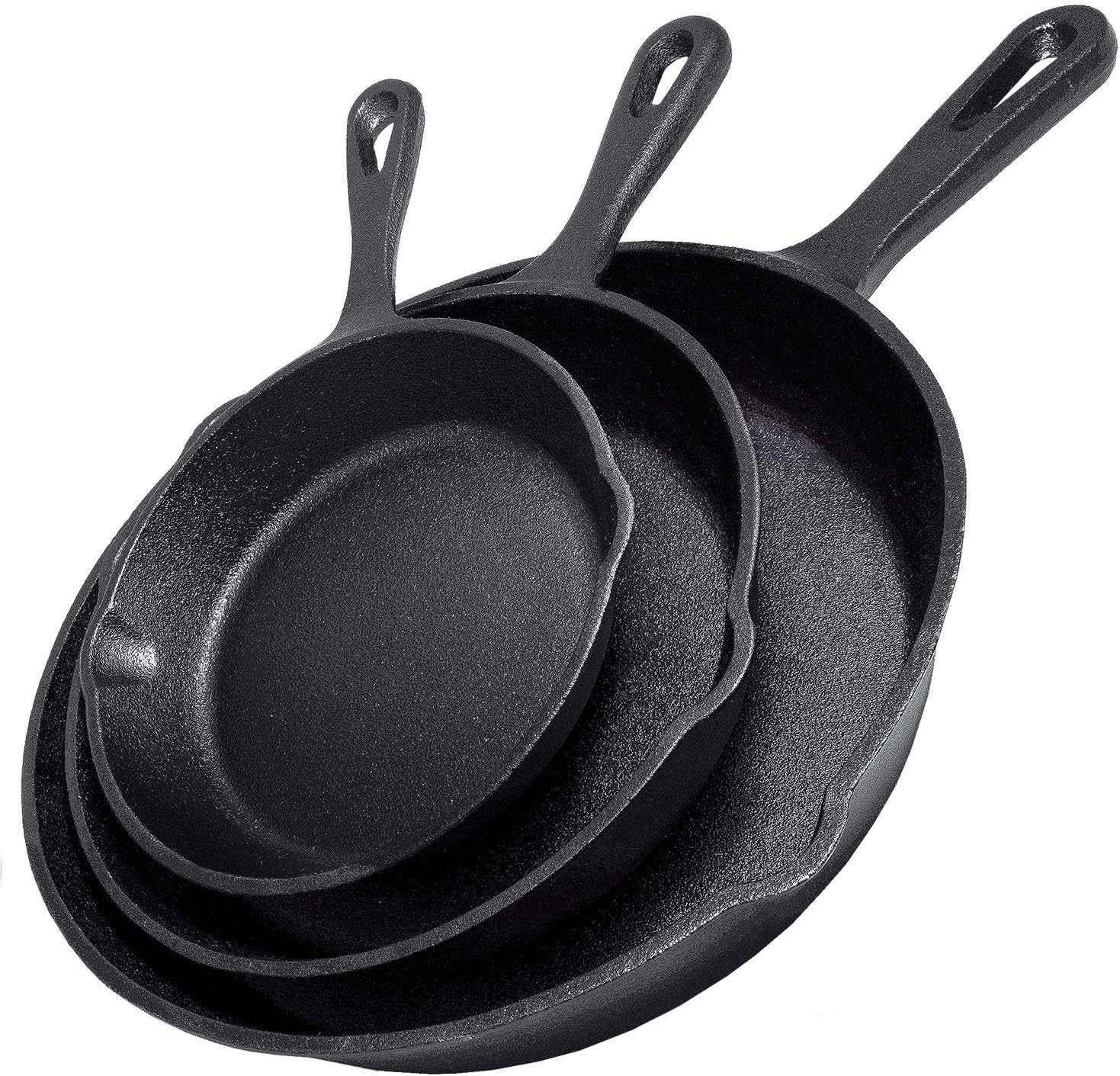 Cast Iron Skillet - Padella in Ghisa Antiaderente 14/16/20cm per