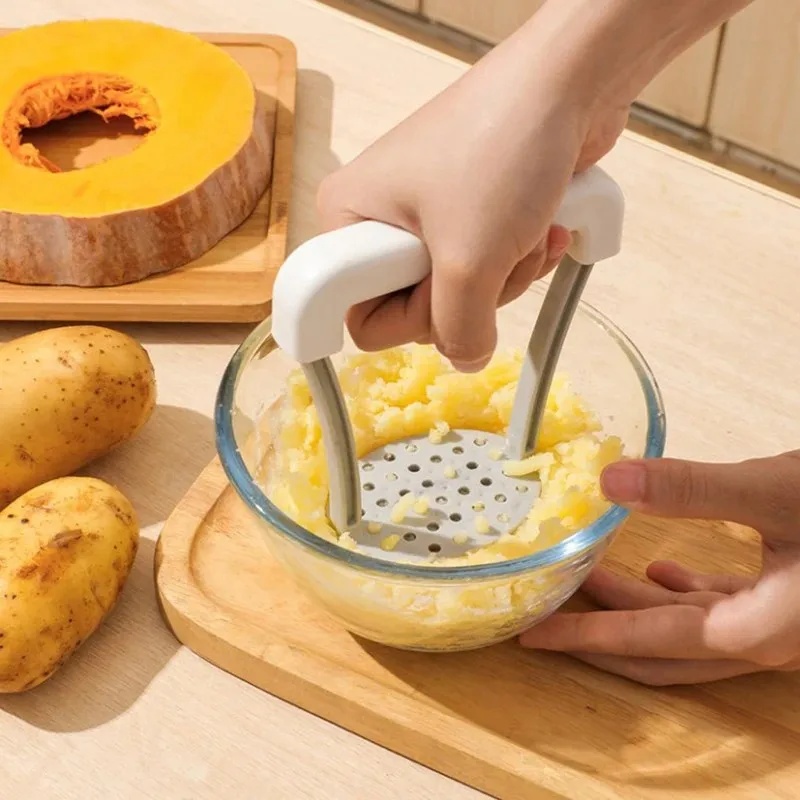 Potato Masher Ricer - Schiacciapatate Manuale Durevole, Schiacciaverdure da Cucina