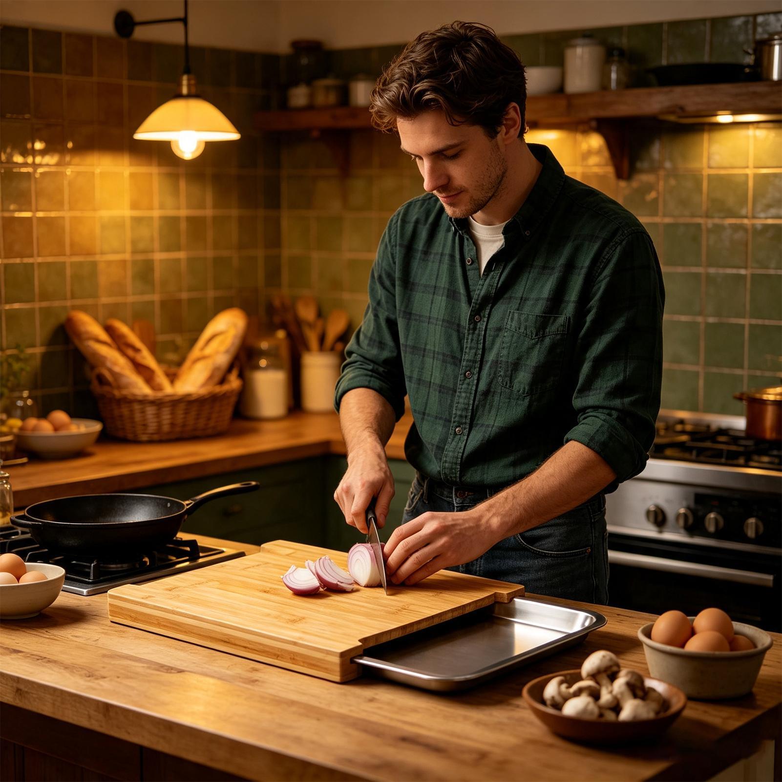 Tagliere in Legno Antiscivolo  - Bamboo Cutting Board recensione e prezzo