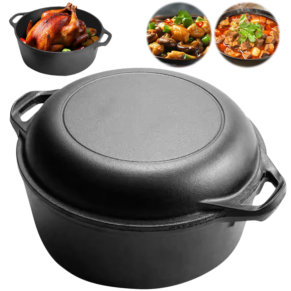 Set di Pentole 2 in 1 in Ghisa - Cast Iron Skillet recensione e prezzo