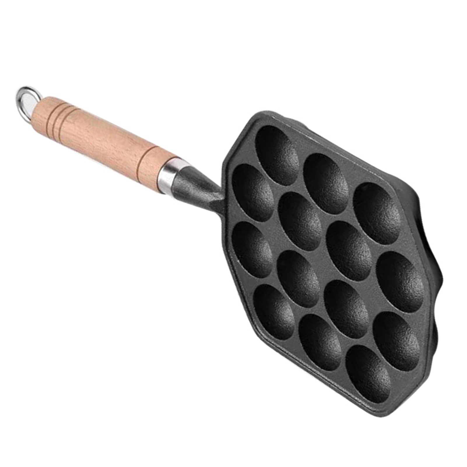 14 fori Takoyaki Pan antiadere - Cast Iron Skillet recensione e prezzo