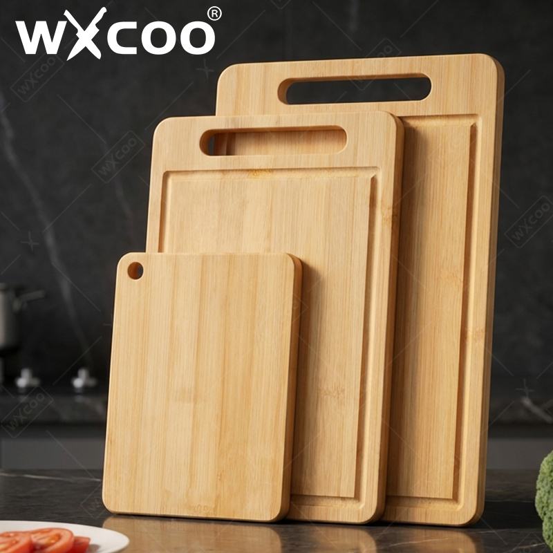 WXCOO Tagliere in Bambù a Dopp - Bamboo Cutting Board recensione e prezzo