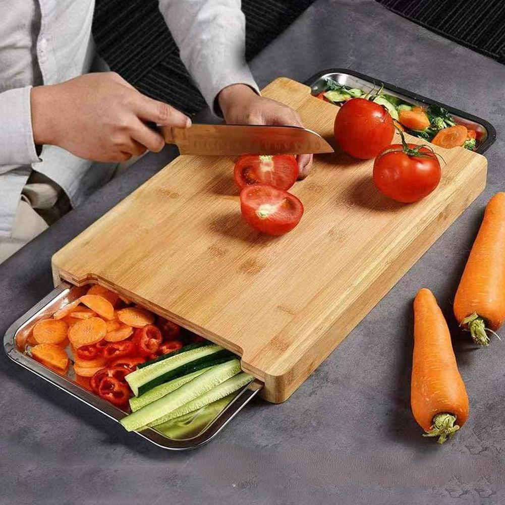 Tagliere in bambù con vassoio  - Bamboo Cutting Board recensione e prezzo