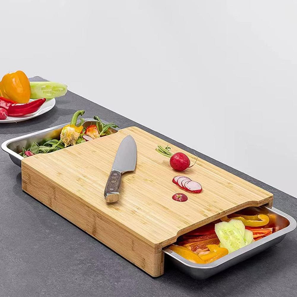 Tagliere in bambù con vassoio  - Bamboo Cutting Board recensione e prezzo