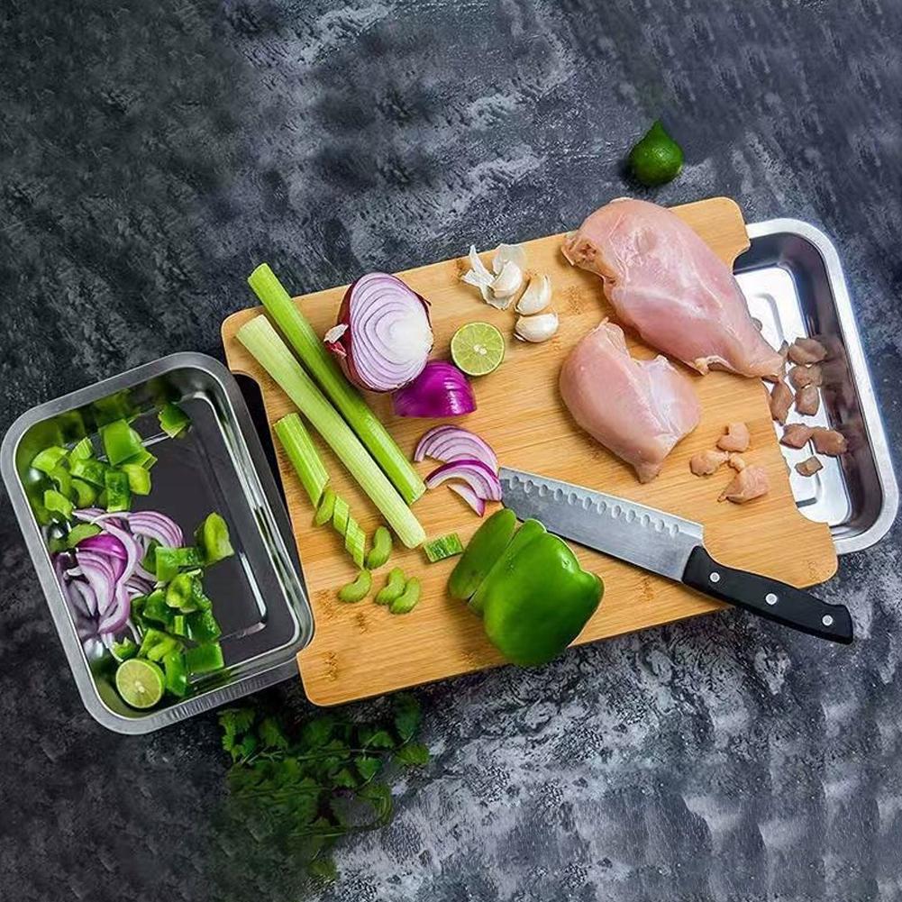 Tagliere in bambù con vassoio  - Bamboo Cutting Board recensione e prezzo