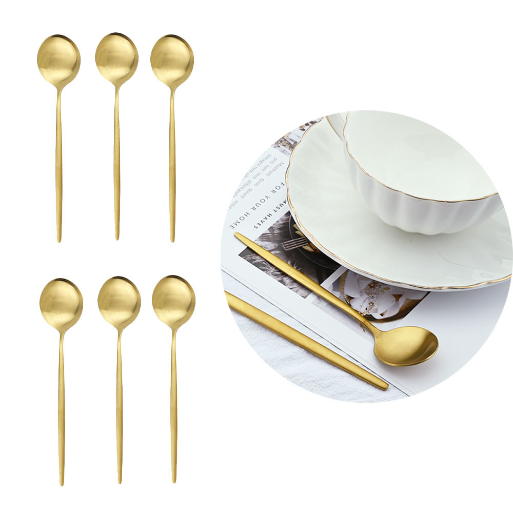 Cucchiaino da tè in acciaio in - Kitchen Gadgets Gold recensione e prezzo