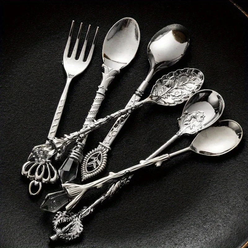 6 pezzi vintage cucchiai forch - Kitchen Gadgets Gold recensione e prezzo