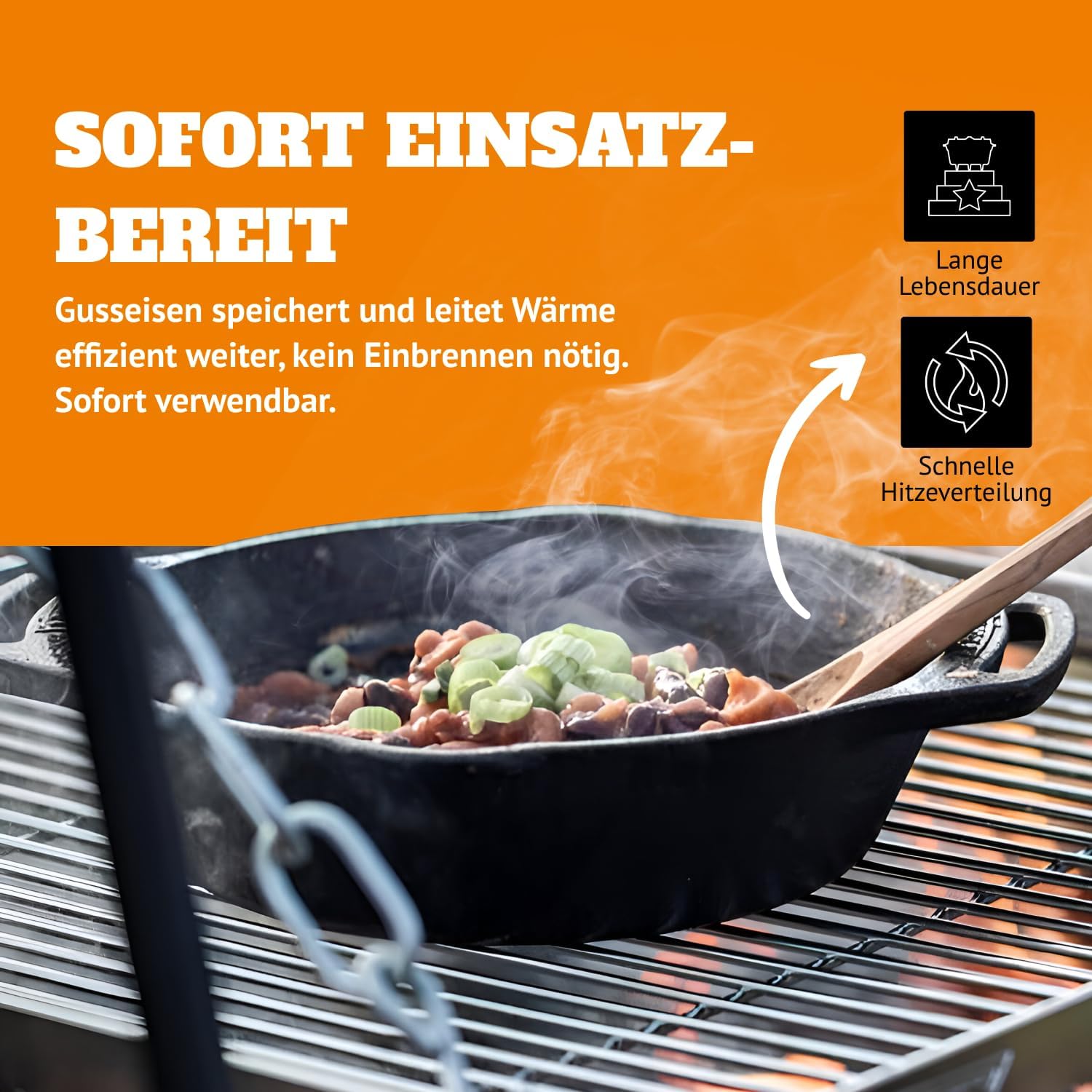 Padella in Ghisa Pretrattata d - Cast Iron Skillet recensione e prezzo