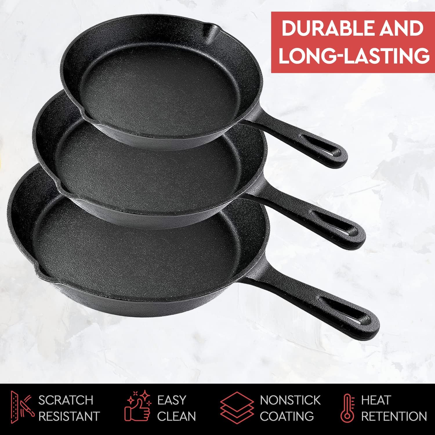 Padella in Ghisa Antiaderente  - Cast Iron Skillet recensione e prezzo